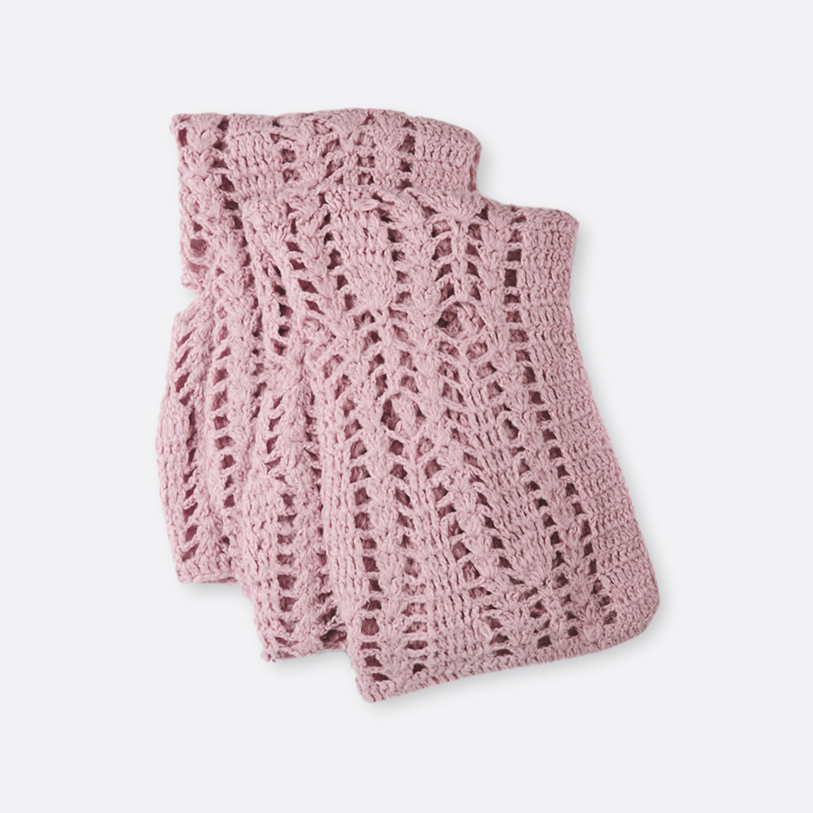 Wool Throw , Pink