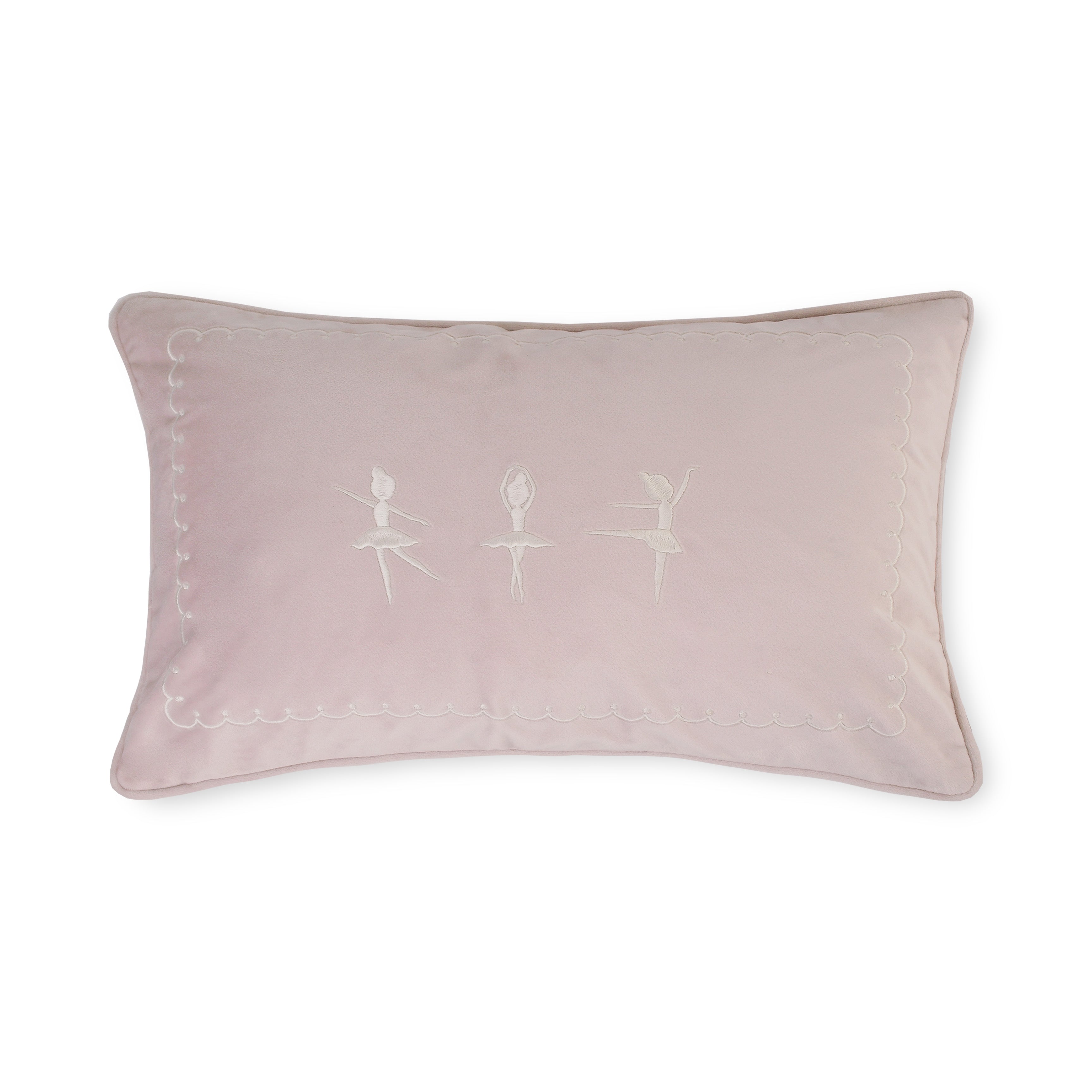Pink Ballerina Lumbar Cushion Cover