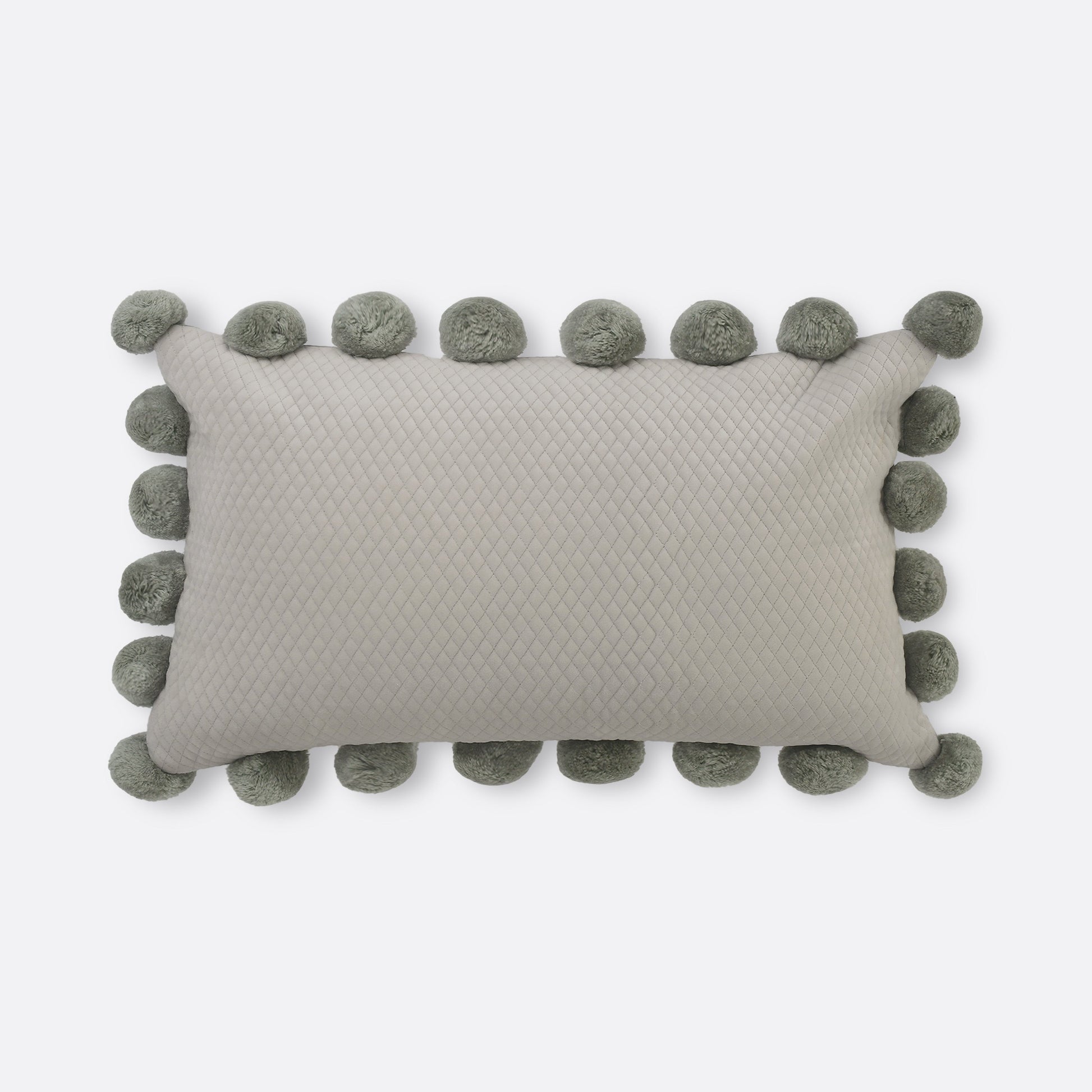 Grey Ashton Whimsical lumbar Cushion Cover
