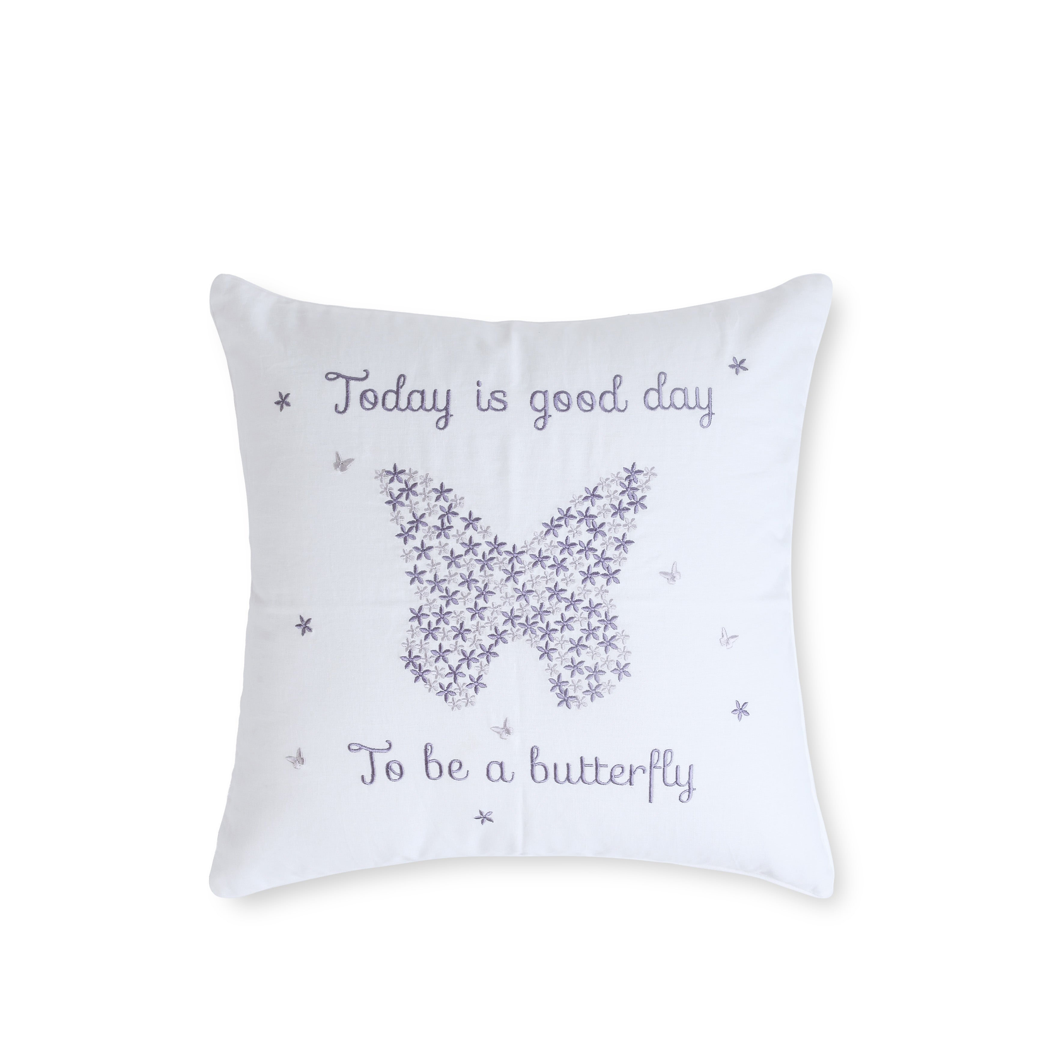Lavender Butterfly Cushion Cover