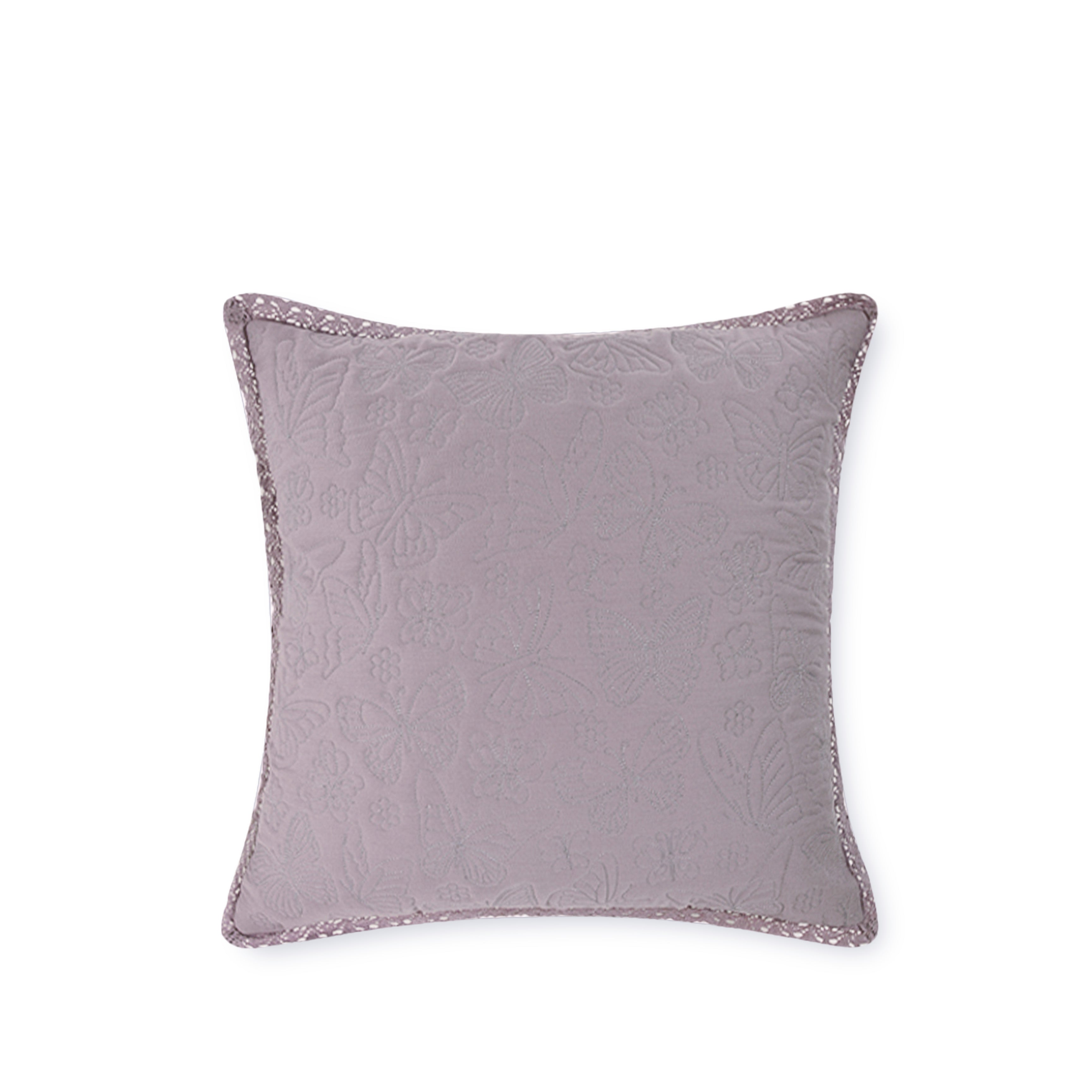 Lavender Butterfly Cushion Cover