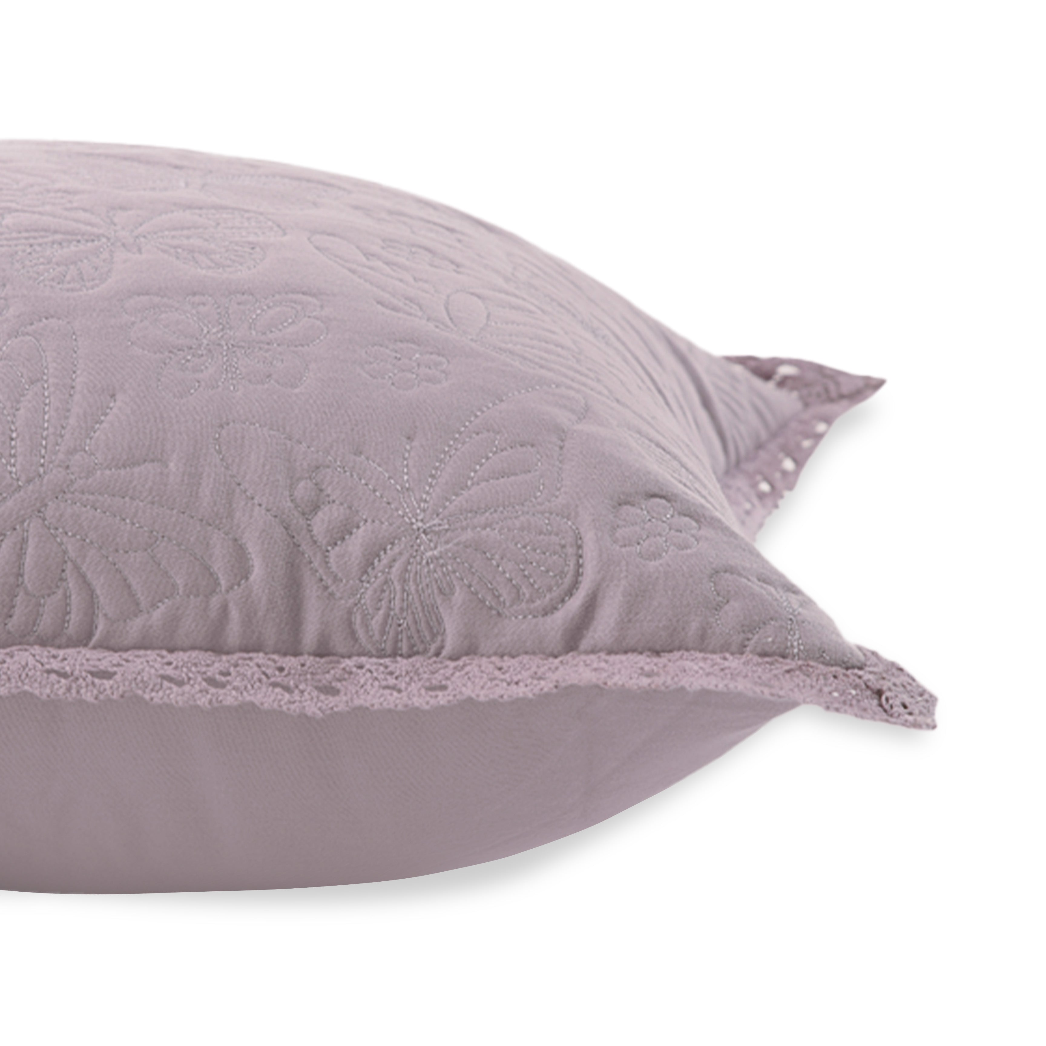 Lavender Butterfly Cushion Cover