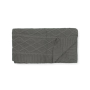 Grey Knit Throw