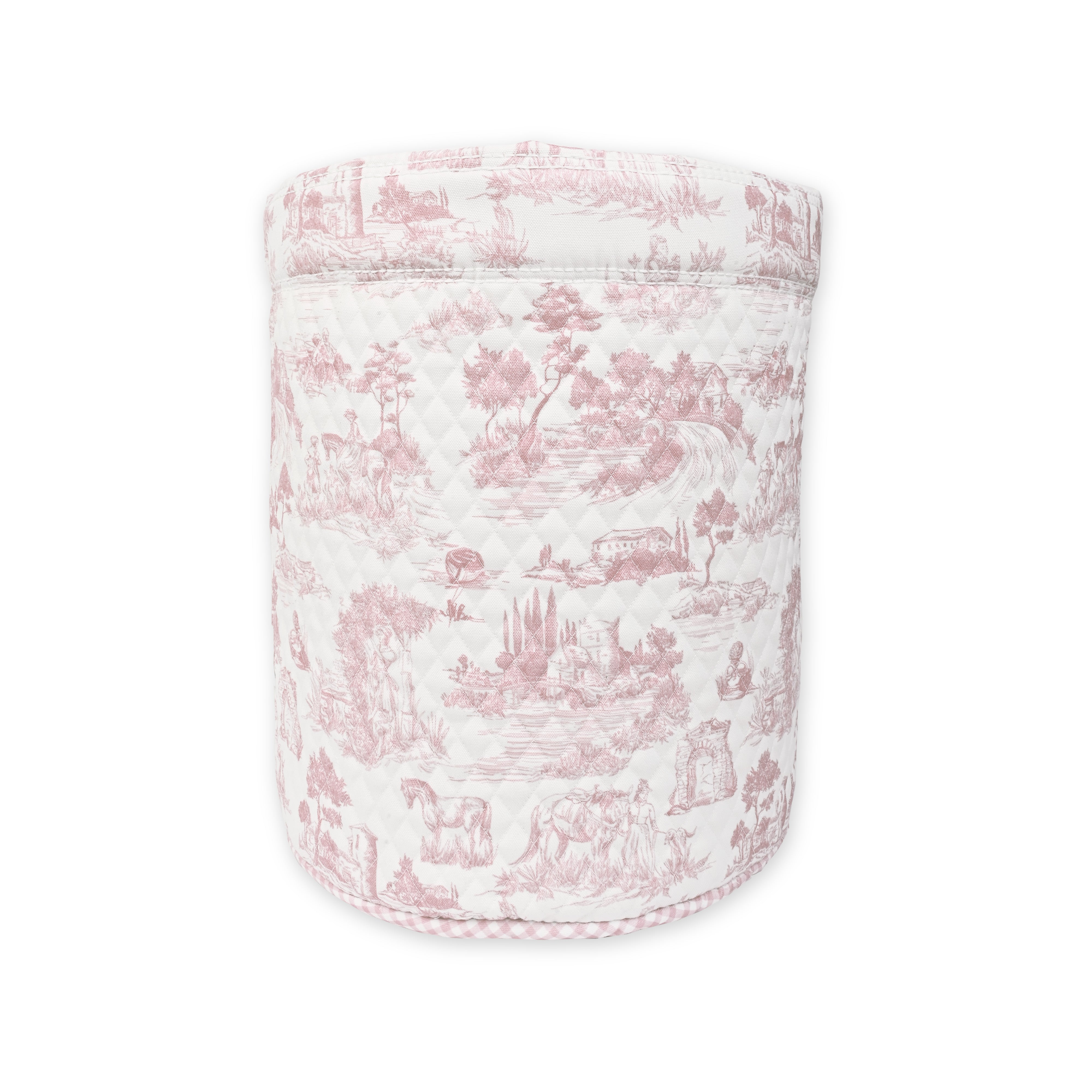 Pink Toile Organiser Bin